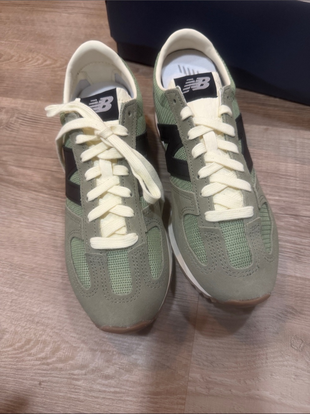 New Balance 471 Oregano - Green Suede & Mesh Runners W10, M8.5 BNWT - Picture 5 of 9